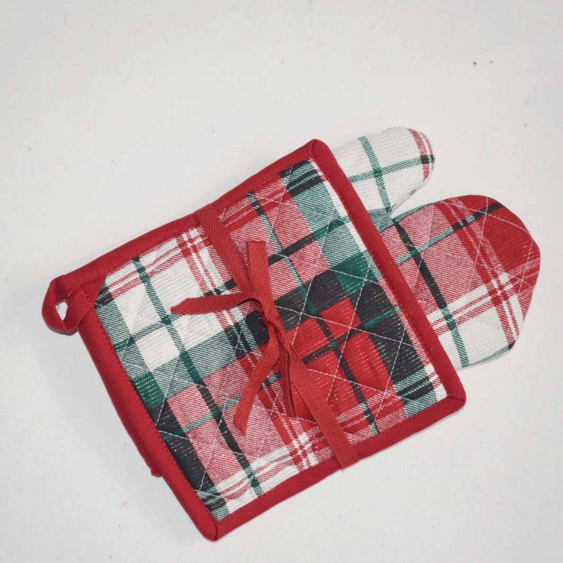 Buy Cotton Oven Mitts & Pot Holder Set | Shop Verified Sustainable Kitchen Linens on Brown Living™