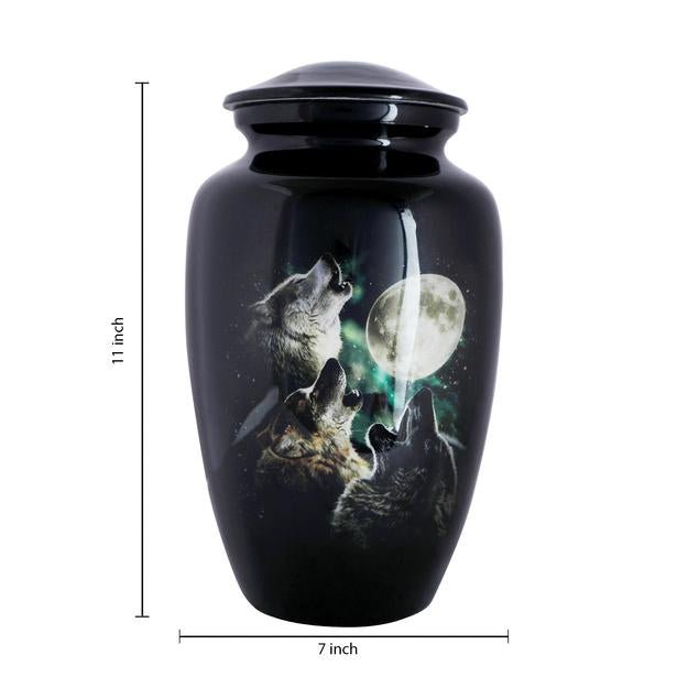 Buy Cremation Urns for Adult Ashes for Funeral, Aluminium | Shop Verified Sustainable Memorial Ceremony Supplies on Brown Living™