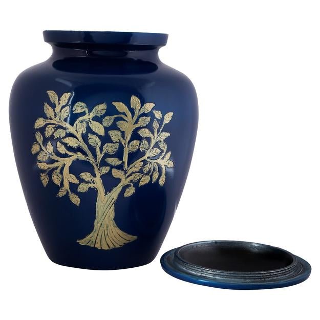 Buy Cremation Urns for Adult Ashes for Funeral, Aluminium | Shop Verified Sustainable Memorial Ceremony Supplies on Brown Living™