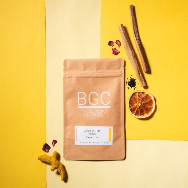 Buy Detox Bathing Powder | Orange, sandalwood and turmeric | Shop Verified Sustainable Body Bathing Powder on Brown Living™