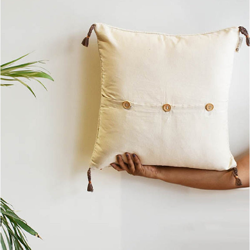 Buy Dotted Geo Cushion Cover | Shop Verified Sustainable Covers & Inserts on Brown Living™