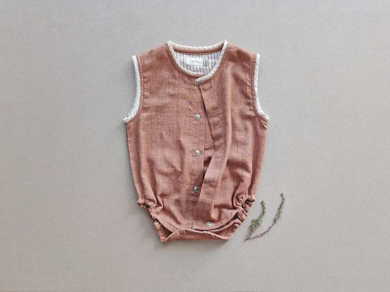 Buy Earth Brown Baby Onesie | Shop Verified Sustainable Kids Onesies on Brown Living™