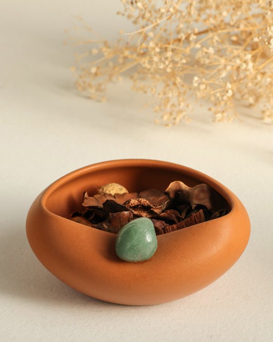 Buy Echo Bowl - Teracotta Brown | Shop Verified Sustainable Vases on Brown Living™