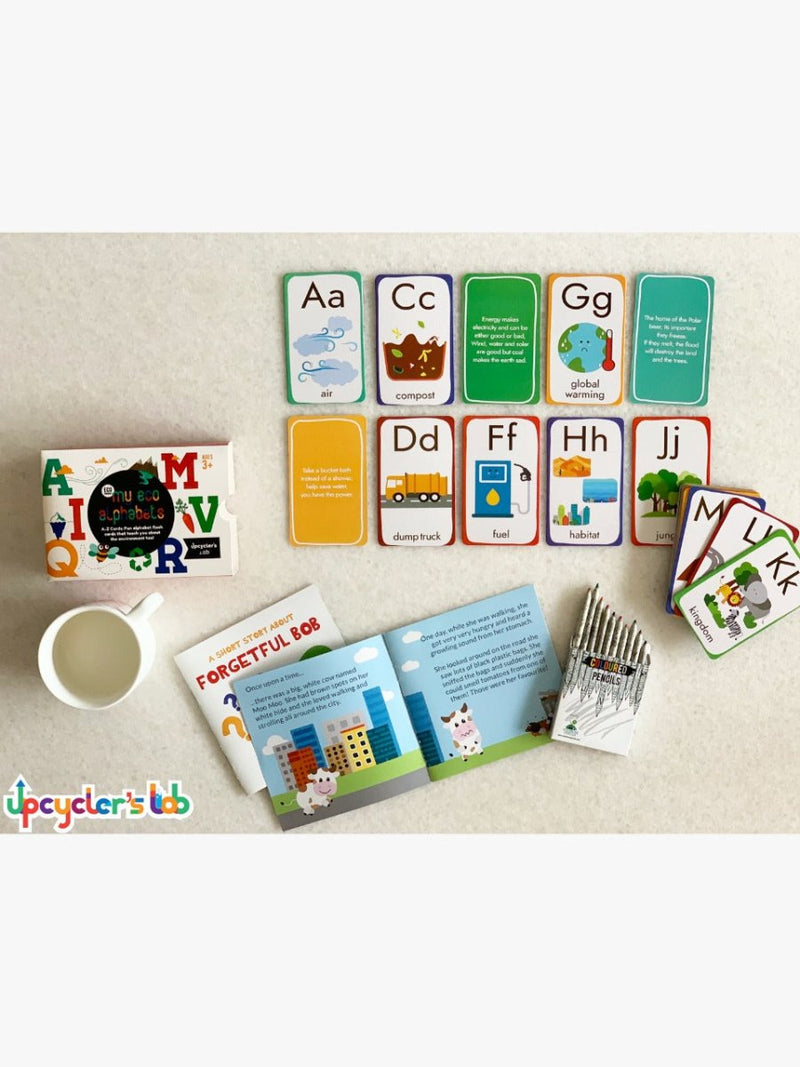 Buy Eco Alphabets Flashcards | Shop Verified Sustainable Learning & Educational Toys on Brown Living™