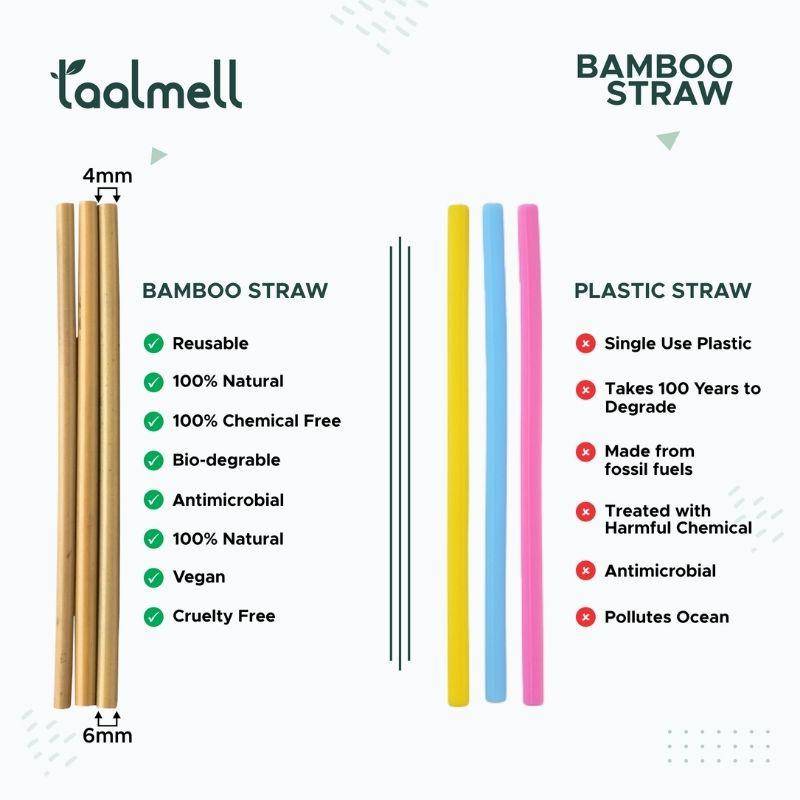 Buy Eco Cutlery - 2 coconut bowls, 1 pack of bamboo cutlery, 1 Straw & a Straw Cleaner Free Cotton Bag | Shop Verified Sustainable Kitchen Tools on Brown Living™