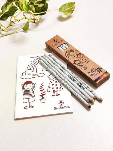 Buy Eco friendly Plantable Stationary Kit | Return Gift Sets | Shop Verified Sustainable Notebooks & Notepads on Brown Living™