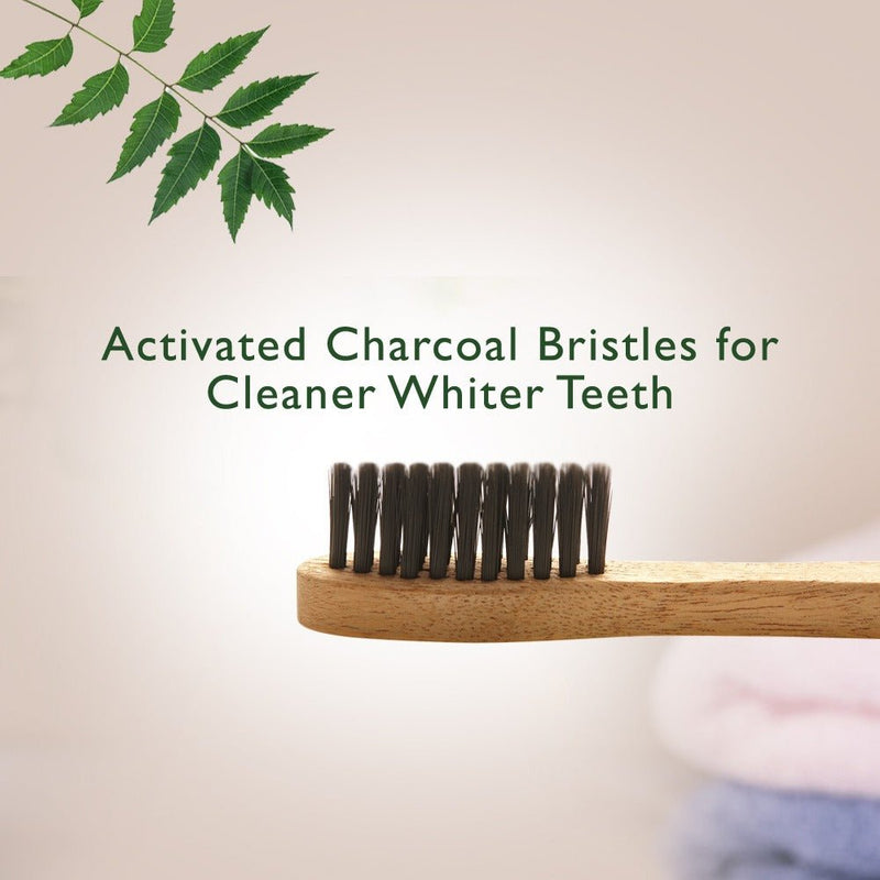 Buy Eco-friendly Toothbrush made from Natural Neem Wood with Anti-bacterial & Anti-fungal properties | Shop Verified Sustainable Tooth Brush on Brown Living™