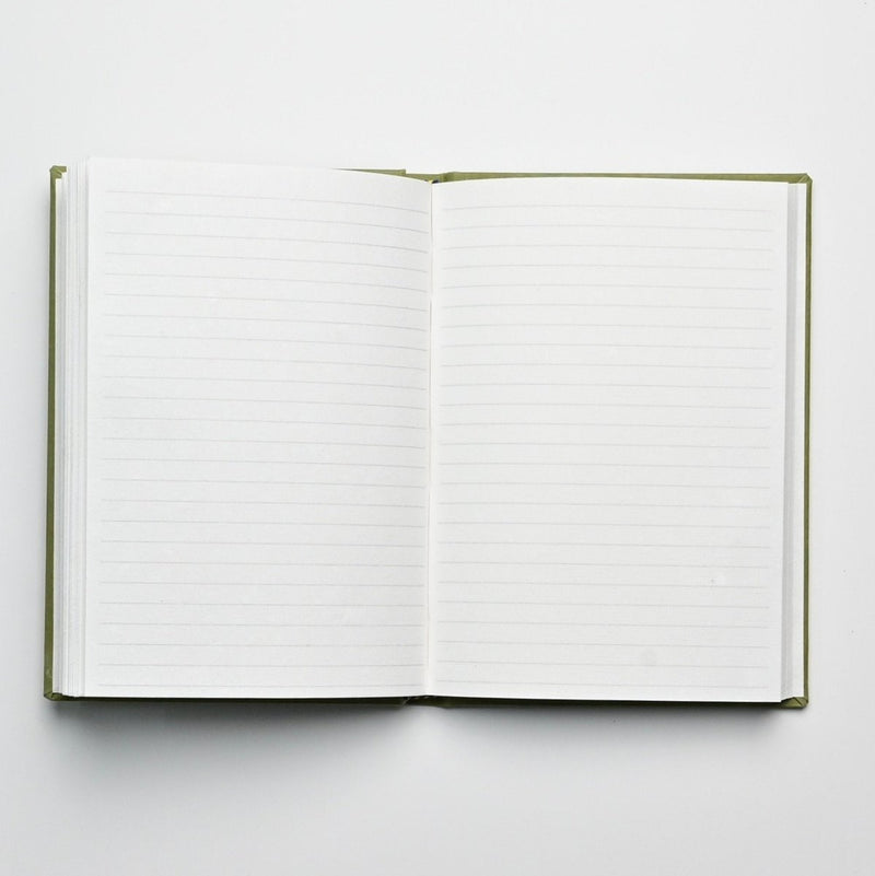 Buy Eco-friendly Tree Free Hardbound Notebook | Olive | Shop Verified Sustainable Notebooks & Notepads on Brown Living™