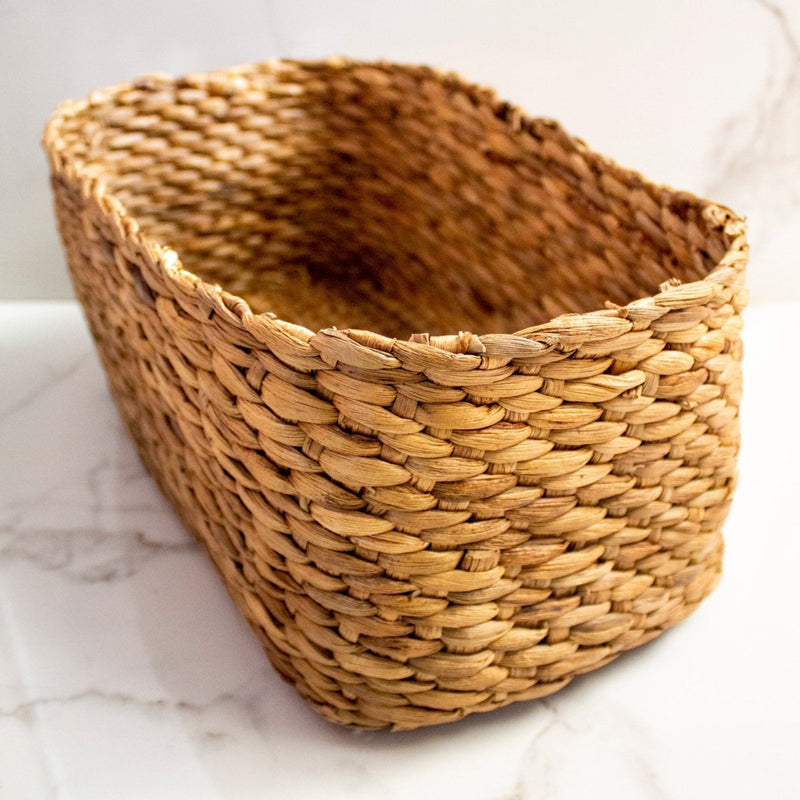 Buy Elliptical Water Hyacinth Basket | Shop Verified Sustainable Baskets & Boxes on Brown Living™