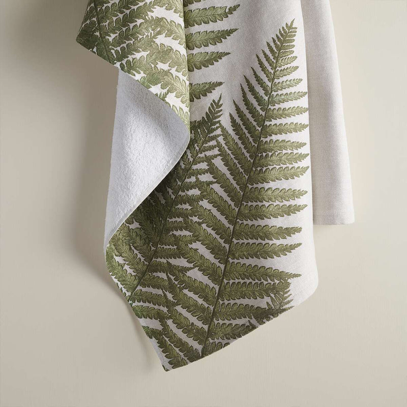 Fern Bamboo Hammam Terry XL Bath Towel | Verified Sustainable Bath Linens on Brown Living™