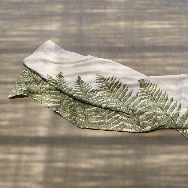 Fern Bamboo Hammam Terry XL Bath Towel | Verified Sustainable Bath Linens on Brown Living™