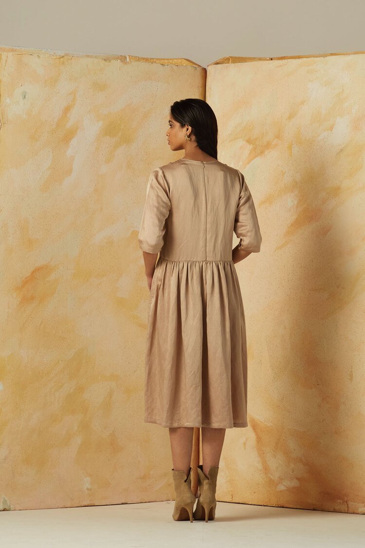 Buy Fiona Solid Dress | Shop Verified Sustainable Womens Dress on Brown Living™