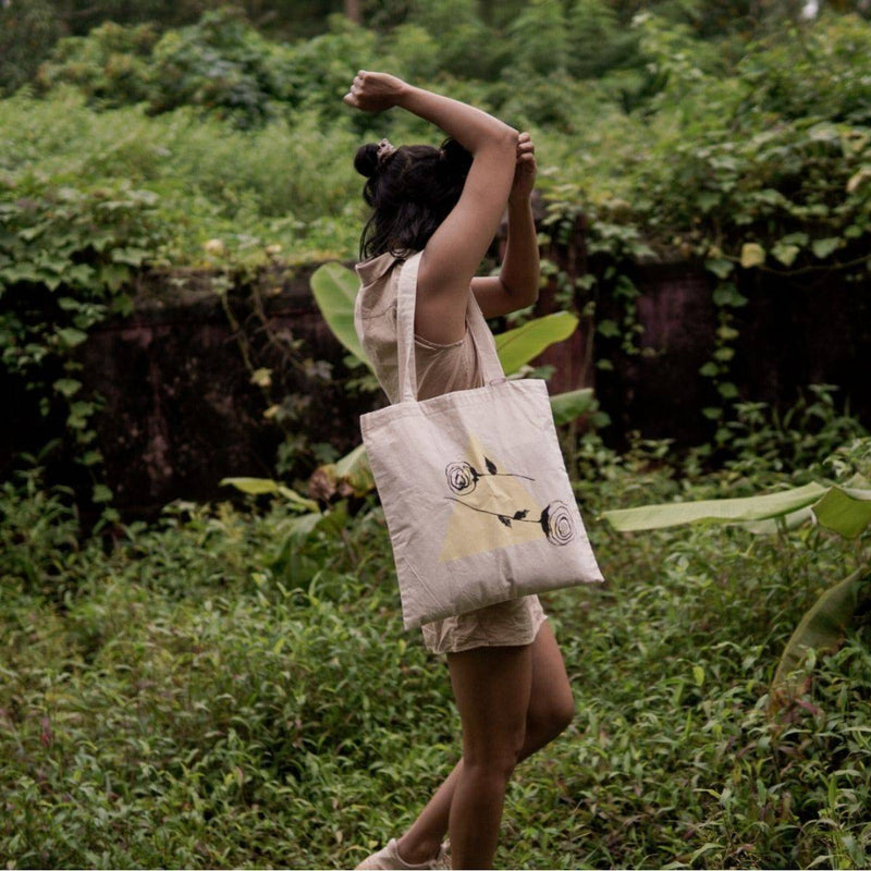 Buy Floral Light Tote | Shop Verified Sustainable Tote Bag on Brown Living™