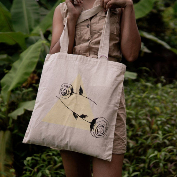 Buy Floral Light Tote | Shop Verified Sustainable Tote Bag on Brown Living™