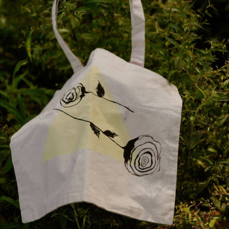 Buy Floral Light Tote | Shop Verified Sustainable Tote Bag on Brown Living™