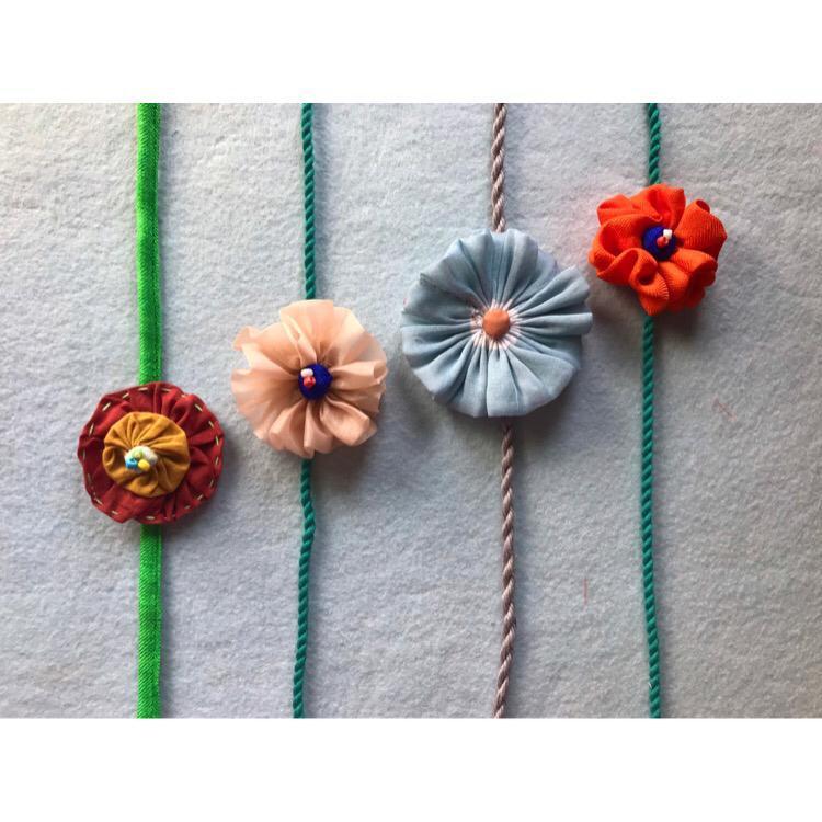 Buy Flower Power Combo no 2 Pack Of 4 | Shop Verified Sustainable Rakhi on Brown Living™