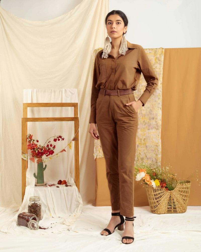 Buy Fly High Shirt Pant | Shop Verified Sustainable Womens Co-Ord Sets on Brown Living™