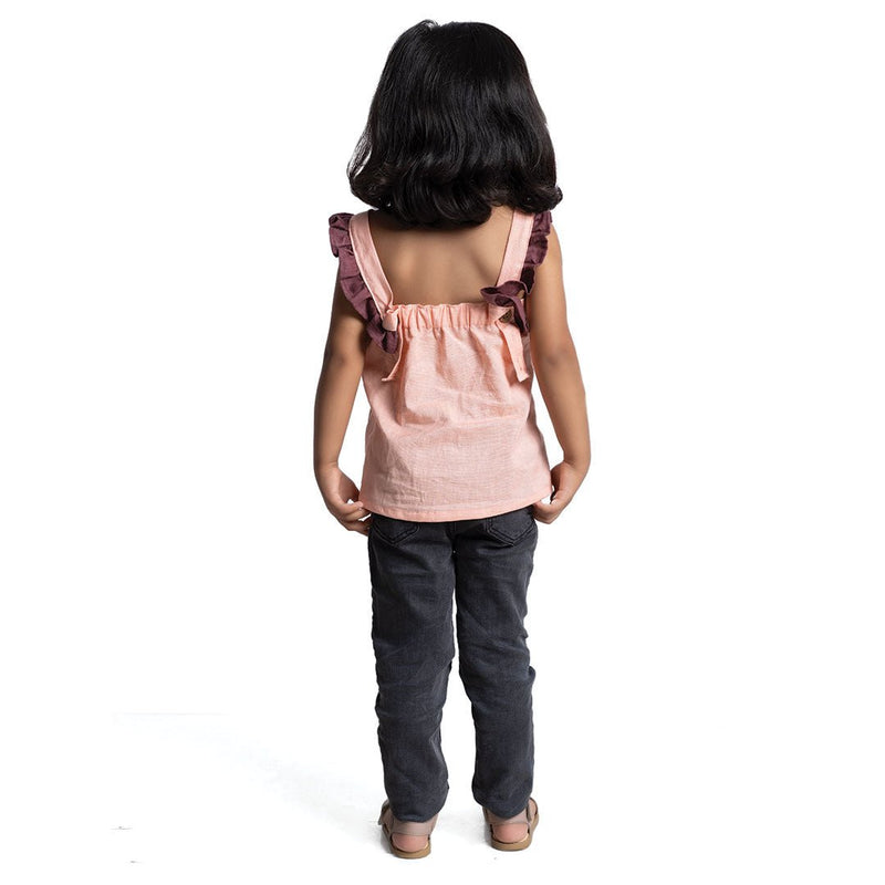 Buy Flying High Girls Top | Shop Verified Sustainable Kids Tops on Brown Living™