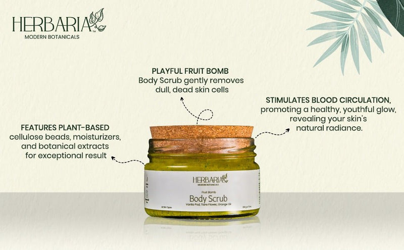 Fruit Bomb- 100% Vegan Body Scrub- 200g | Verified Sustainable Body Scrub on Brown Living™