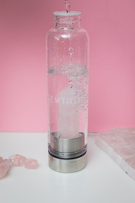 Buy Gem Elixir - Rose Quartz | Shop Verified Sustainable Bottles & Sippers on Brown Living™