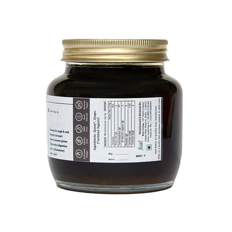 Buy Ginger Honey - Raw Wild Forest Organic Bee Honey | Shop Verified Sustainable Honey & Syrups on Brown Living™