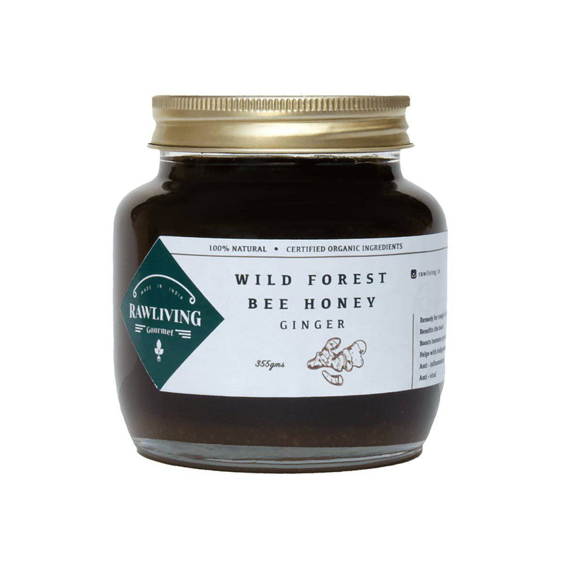 Buy Ginger Honey - Raw Wild Forest Organic Bee Honey | Shop Verified Sustainable Honey & Syrups on Brown Living™