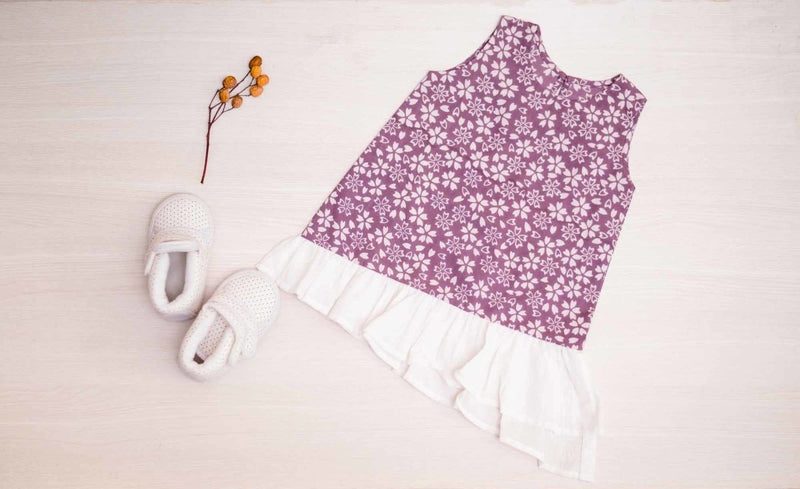 Buy Girls Voila Dress - Berry Purple | Shop Verified Sustainable Kids Frocks & Dresses on Brown Living™