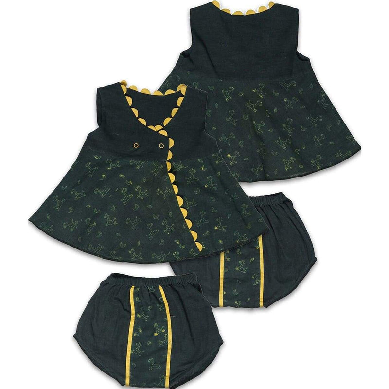 Buy Giva Jhabla Set For Girls | Shop Verified Sustainable Kids Daywear Sets on Brown Living™