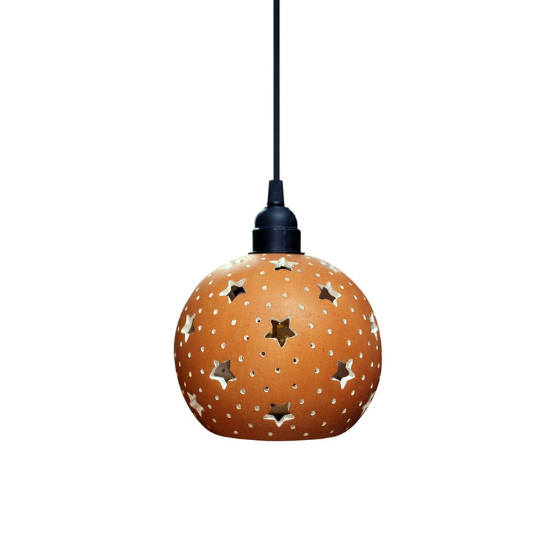 Buy GLO-L STAR Handmade Terracotta Ceiling Light | Shop Verified Sustainable Products on Brown Living