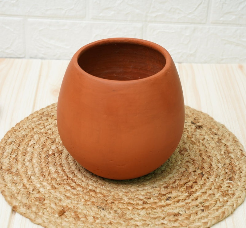 Buy Terracotta Pots, Clay Pots For Plants - (Half Lantern - Pack1) | Shop Verified Sustainable Pots & Planters on Brown Living™