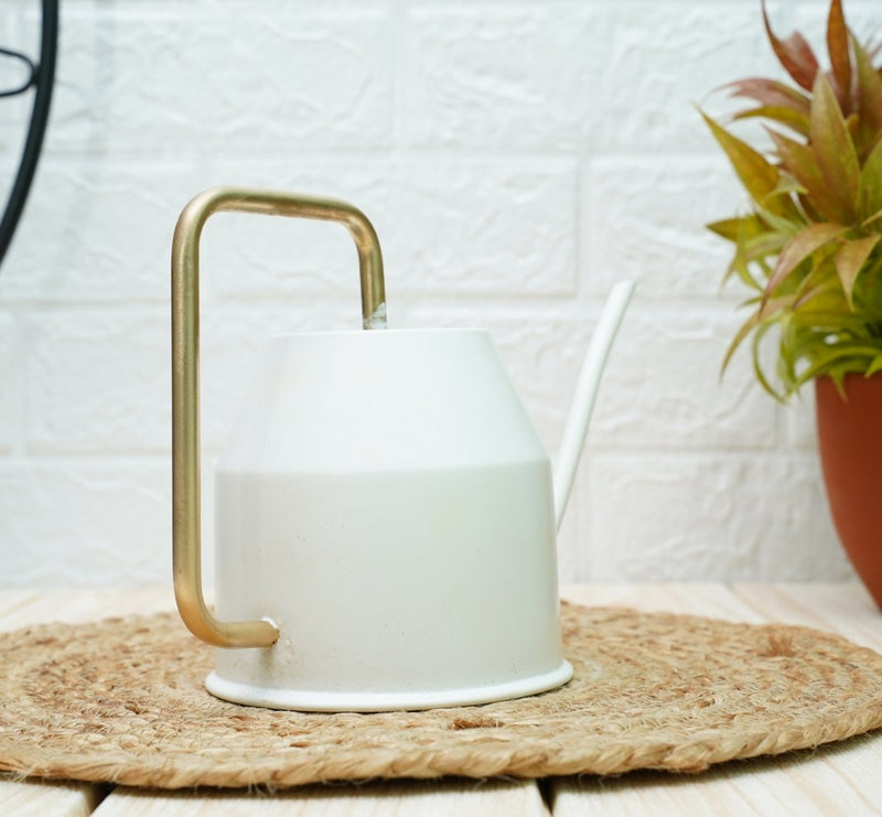 Buy Gold Dust Watering Can For Plants, Garden Tools, Plant Watering Can (White (0.9 Lt)) | Shop Verified Sustainable Watering Can on Brown Living™