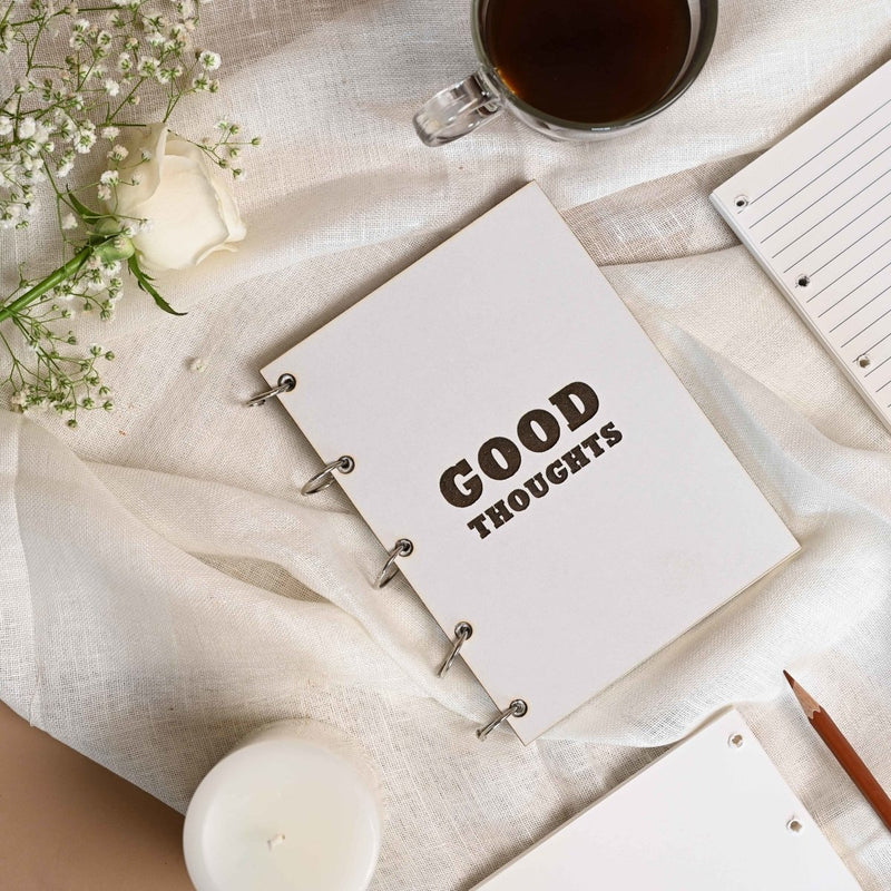 Buy Good Thoughts - Refillable Notebook | Shop Verified Sustainable Notebooks & Notepads on Brown Living™