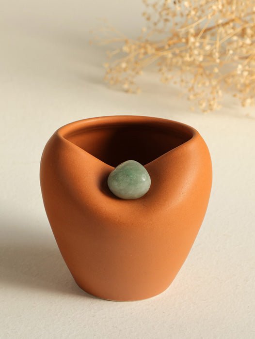 Buy Gratitude Vase - Teracotta Brown | Shop Verified Sustainable Vases on Brown Living™