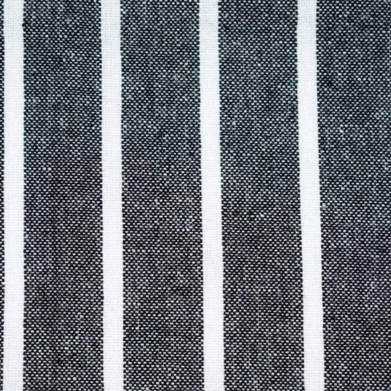 Buy Grey Handmade Cotton Striped Dining Napkins-Set of 6 | Shop Verified Sustainable Table Linens on Brown Living™