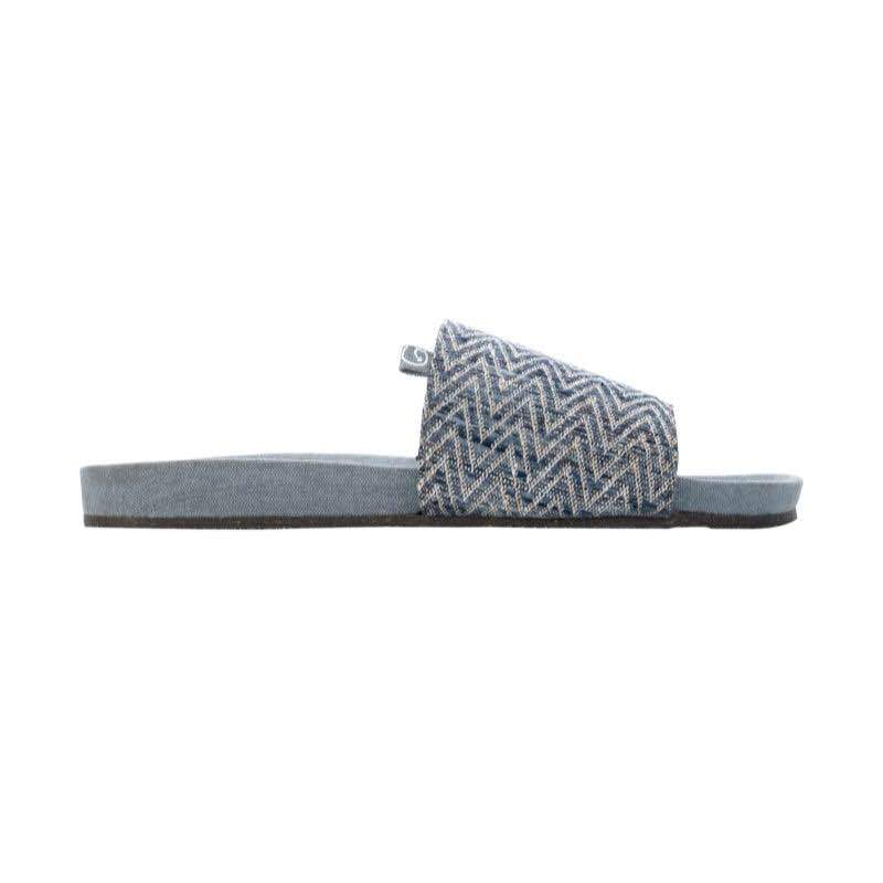 Buy Grey Meander Sustainable and Vegan Slides | Shop Verified Sustainable Mens Sliders on Brown Living™