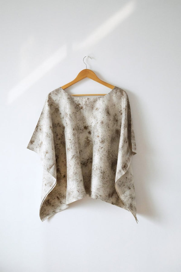 Buy Grey Phuhaar Kaftan Top | Shop Verified Sustainable Womens Top on Brown Living™