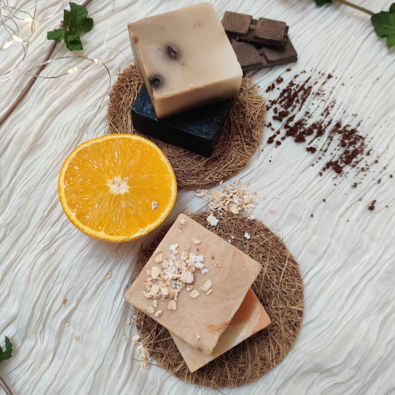 Buy Gift Hamper | Handmade Artisanal Soap | Pack of 4 | Shop Verified Sustainable Body Soap on Brown Living™