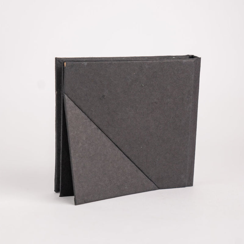 Buy Handmade Diary with Beautiful Gemstone Art | Black | Shop Verified Sustainable Notebooks & Notepads on Brown Living™