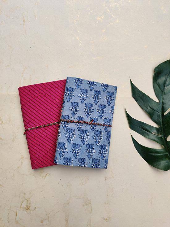 Buy Handmade Diary With Upcycled Fabric | Shop Verified Sustainable Notebooks & Notepads on Brown Living™