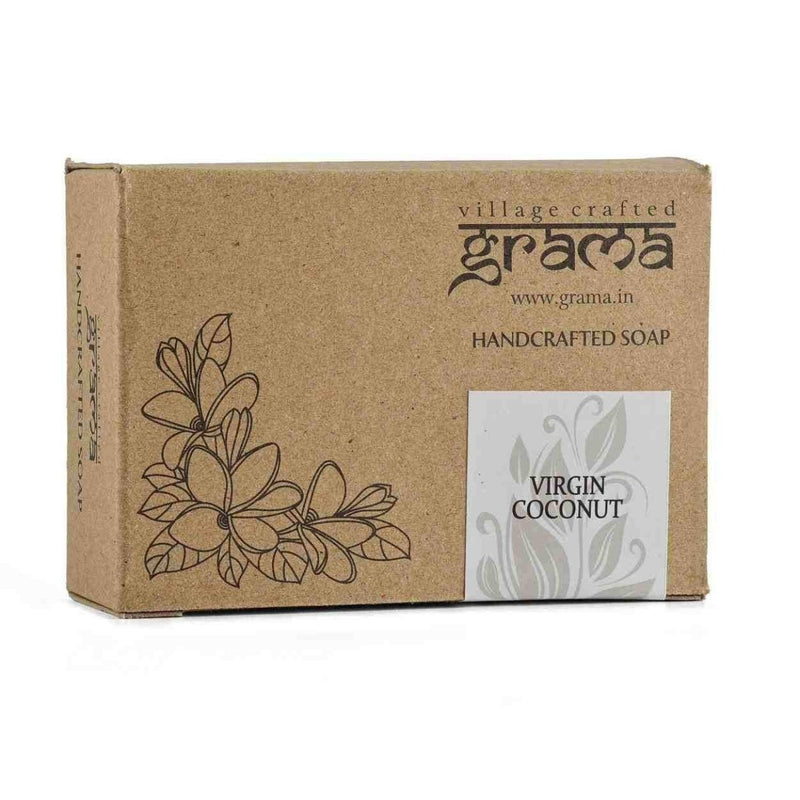 Buy Handmade Virgin Coconut Oil Soap , 125g | Pack of 2 | Shop Verified Sustainable Body Soap on Brown Living™