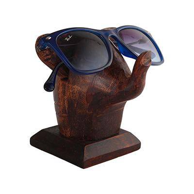 Buy Elephant Lovers Wooden Spectacle Holder | Table Organiser | Shop Verified Sustainable Table Decor on Brown Living™