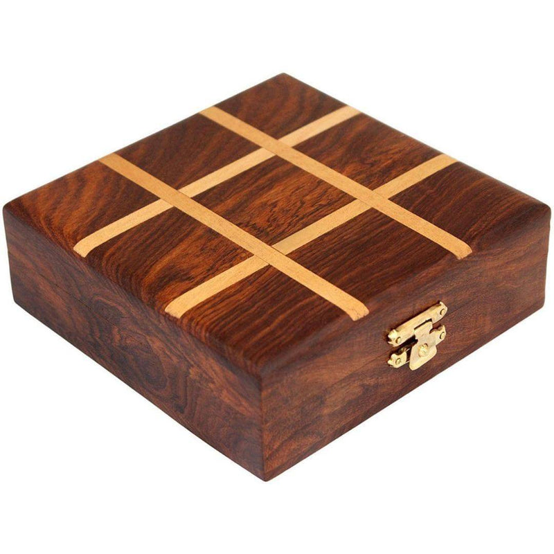 Buy Metal & Wooden Noughts and Crosses- Pedagogical Board | Indoor Games | Shop Verified Sustainable Learning & Educational Toys on Brown Living™