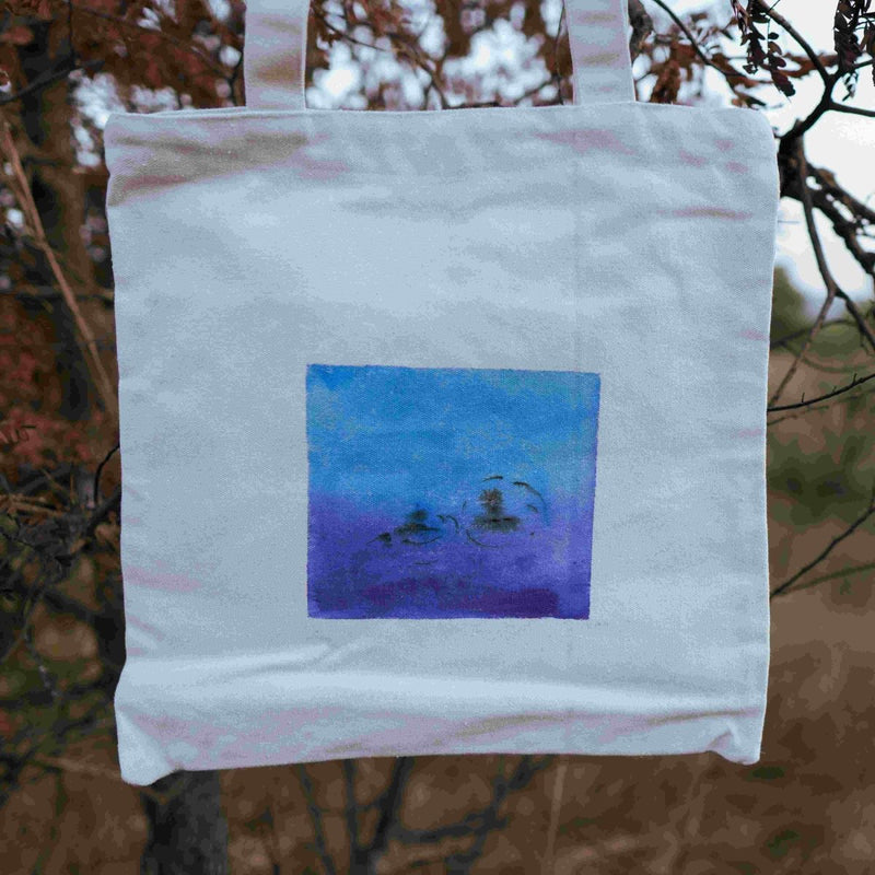 Buy Handpainted Sea Bath Tote Bag | Shop Verified Sustainable Tote Bag on Brown Living™