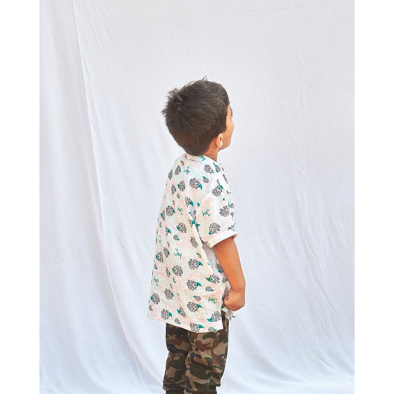 Buy Happy Hedgehogs Boys Kurta | Shop Verified Sustainable Kids Tops on Brown Living™