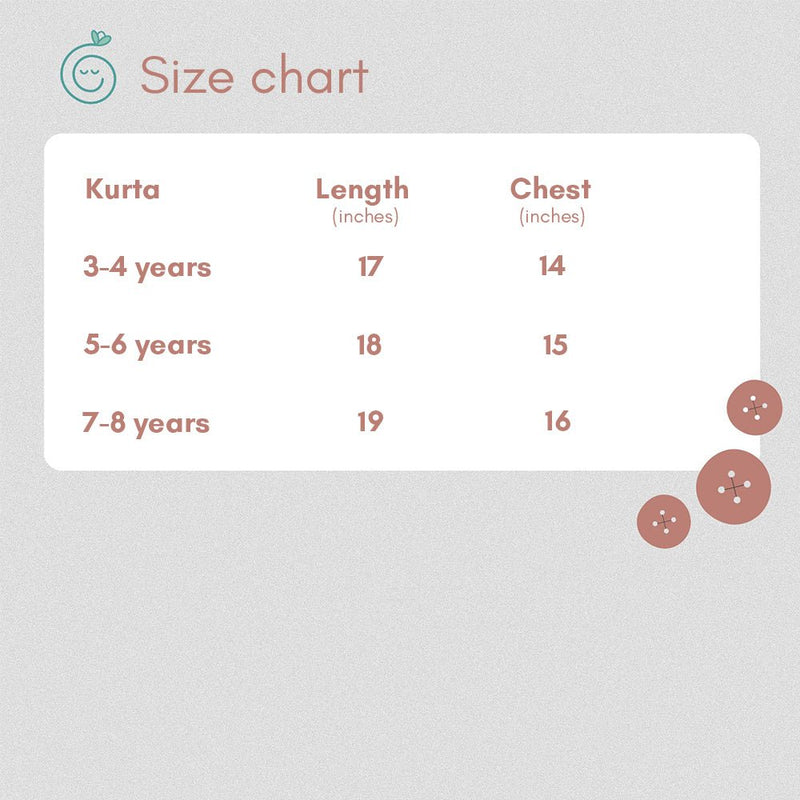 Buy Happy Hedgehogs Boys Kurta | Shop Verified Sustainable Kids Tops on Brown Living™