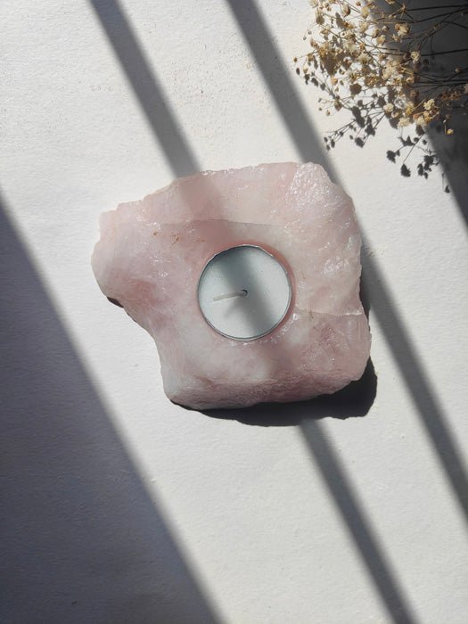 Buy Healing Candle - Rose Quartz | Shop Verified Sustainable Candles & Fragrances on Brown Living™