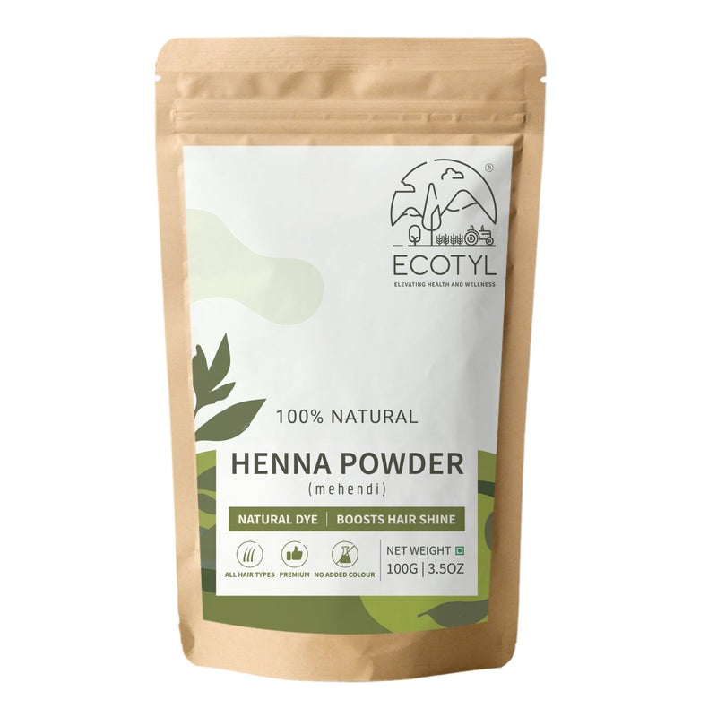 Buy Henna Powder | Natural Hair Dye | Hair Strengthening | 100g | Shop Verified Sustainable Hair Colour on Brown Living™