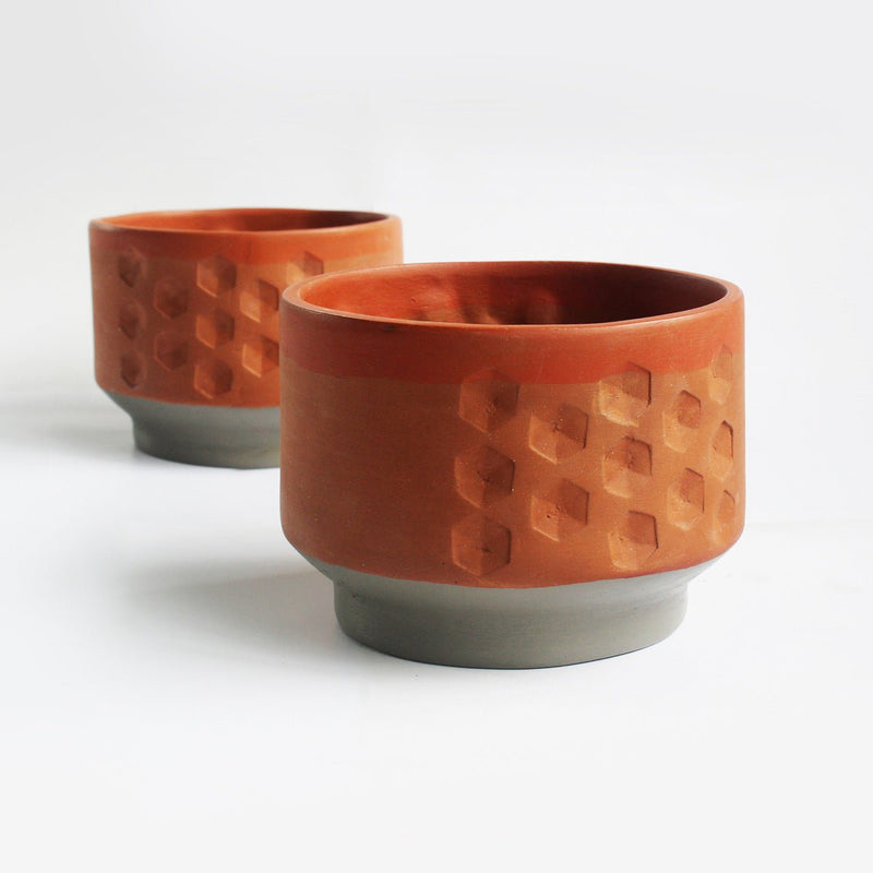 Buy Hexa Deco Planter Set of 2 | Shop Verified Sustainable Products on Brown Living