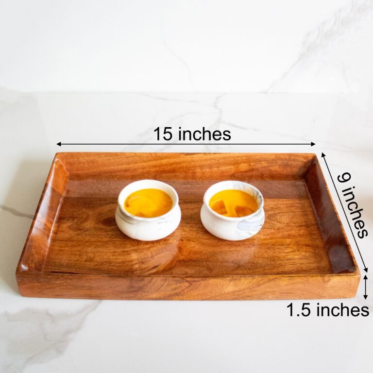 Buy Hidden Hold Mango Wood Tray | Shop Verified Sustainable Trays & Platters on Brown Living™