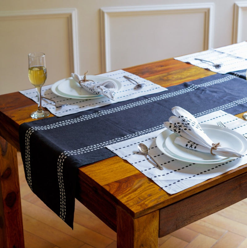 Buy Himadri Table Runner | Pure Hemp | Shop Verified Sustainable Table Linens on Brown Living™